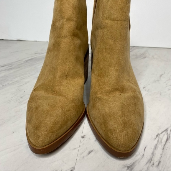 BP Brynne Tan Brown Faux Suede Bootie 8M - Picture 10 of 14